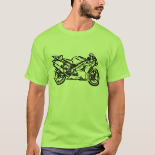 Ninja Sportbike konst T-shirt