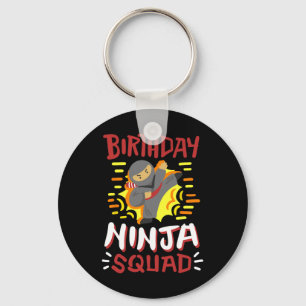 Ninja Squad Karate Girls Boys Kid Bday Pa Nyckelring