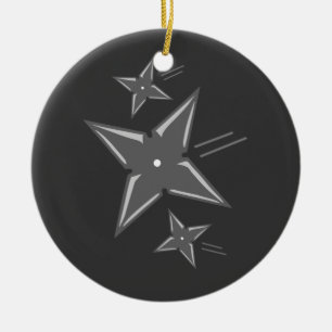 Ninja Stars Julgransprydnad Keramik