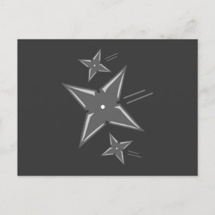 Ninja Stars Vykort