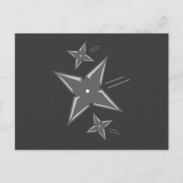 Ninja Stars Vykort (Framsida)