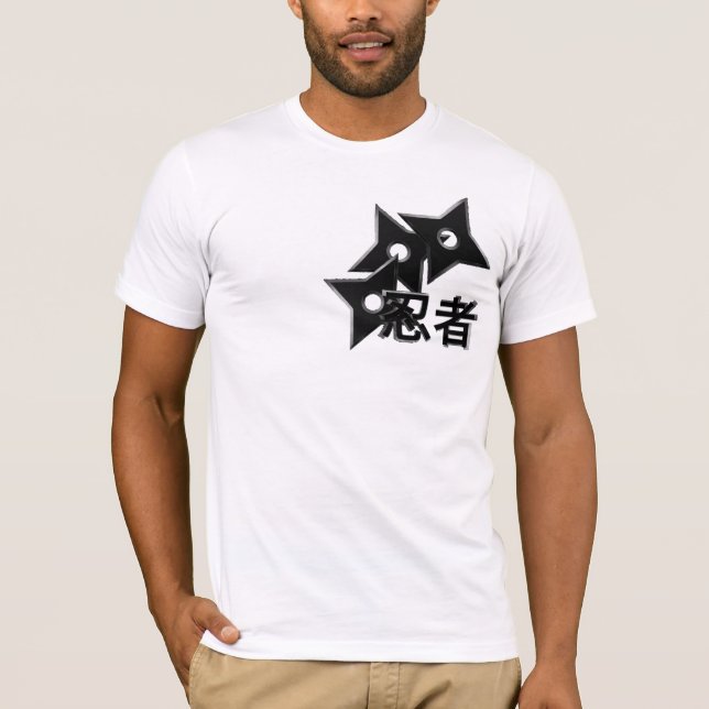 Ninja stjärna tee (Framsida)