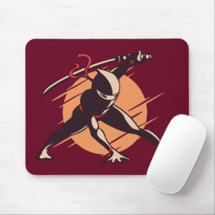 Ninja Superkrigare - Barntecknad Design Musmatta