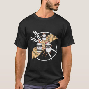 Ninja Sushi Begins A Rädding Uppdrag Karate T Shirt