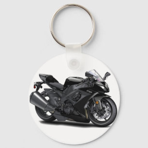 Ninja svartcykel nyckelring
