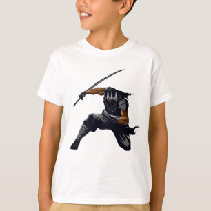 Ninja T-shirt för pojkar. Underbarare födelsedag