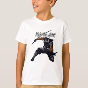 Ninja T-shirt för pojkar. Underbarare födelsedag