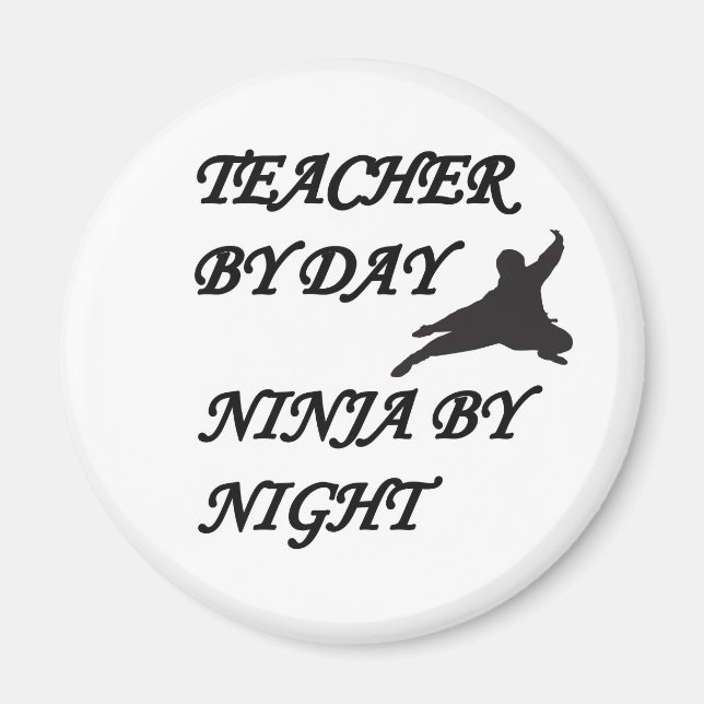 NINJA TEACHER MAGNET (Framsidan)