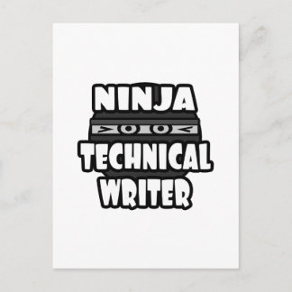 Ninja Technical Writer Vykort