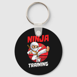 Ninja under utbildning kostym fest krigare pojkar nyckelring