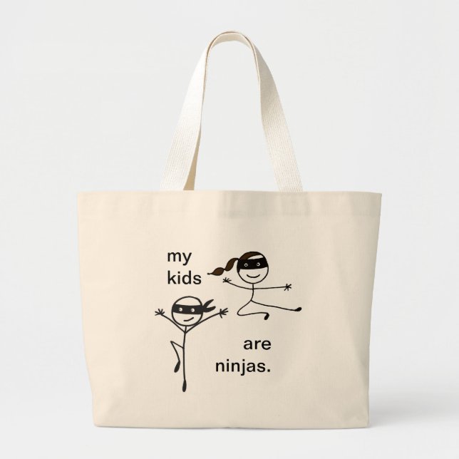 Ninja ungar jumbo tygkasse (Framsidan)