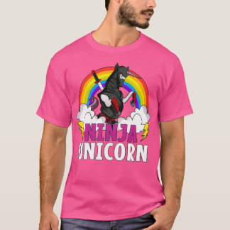 Ninja Unicorn Samurai T Shirt