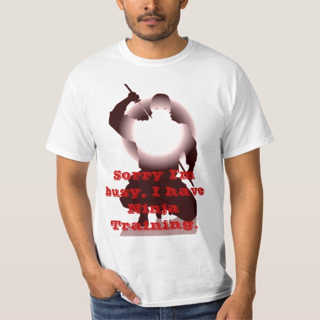 Ninja utbildningsskjorta t shirt (Framsida)