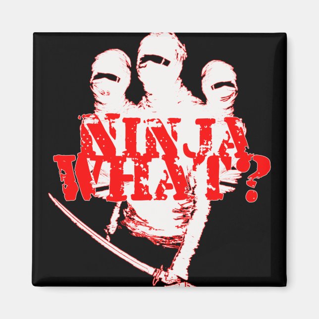 NINJA VAD? MAGNET (Framsidan)