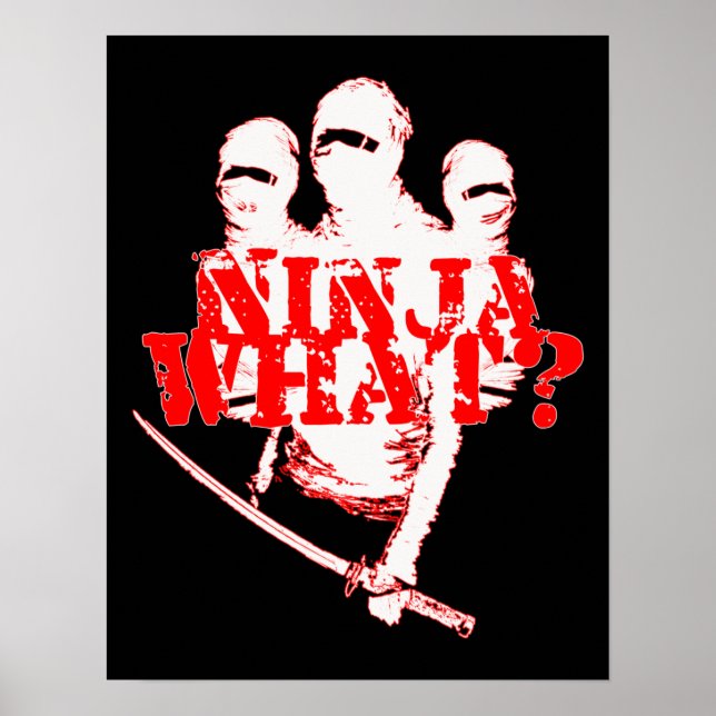 NINJA VAD? POSTER (Framsidan)