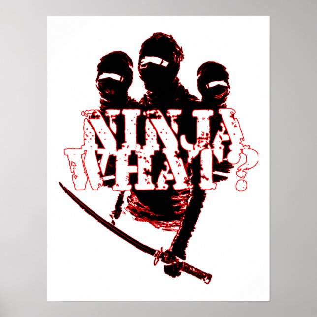 NINJA VAD? POSTER (Framsidan)