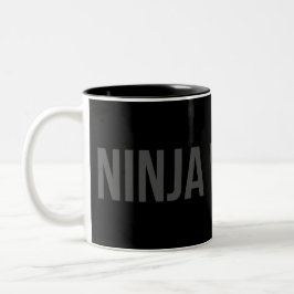 Ninja Vapen Kaffemug Två-Tonad Mugg