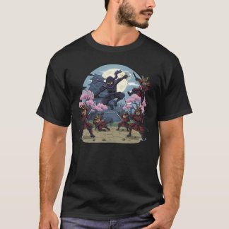 Ninja versus Samurai T Shirt