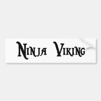 Ninja Viking bildekal