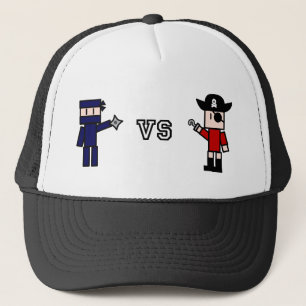 Ninja vs pirathattar truckerkeps
