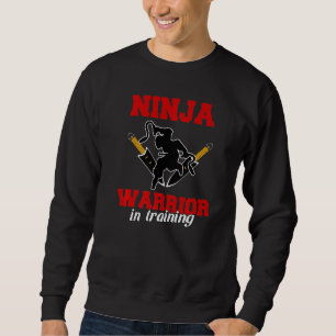 Ninja Warrio in Training Lång Ärmad Tröja
