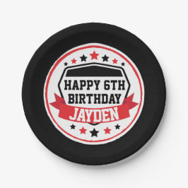 Ninja Warrior Birthday Black och Red Party