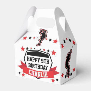 Ninja Warrior Boys Birthday Favor Box Presentaskar