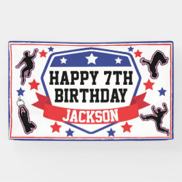 Ninja Warrior Boys Födelsedagsfest Blue & Red