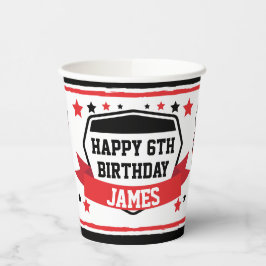 Ninja Warrior Boys Födelsedagsfest Pappra Kopp