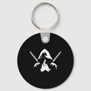 Ninja Warrior Bushido Samurai Sword Fighter Martia Nyckelring