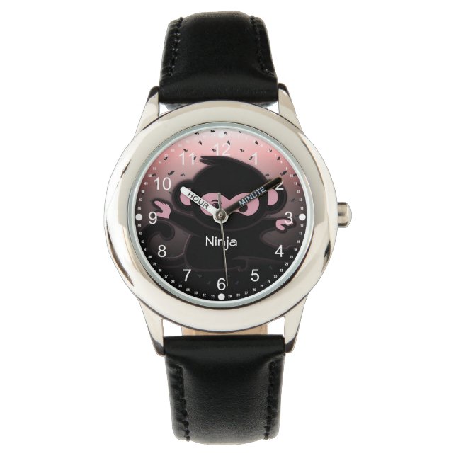 Ninja Warrior Cute Kids Armbandsur (Framsida)