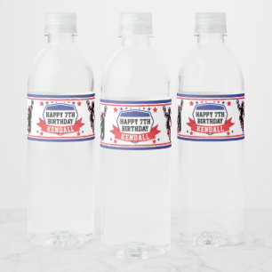 Ninja Warrior Flick kalas Drink Vattenflaska Etikett