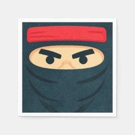 Ninja Warrior Födelsedagsfest Servetter