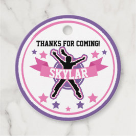 Ninja Warrior Girl 2’ Circles Gåvor Etiketter