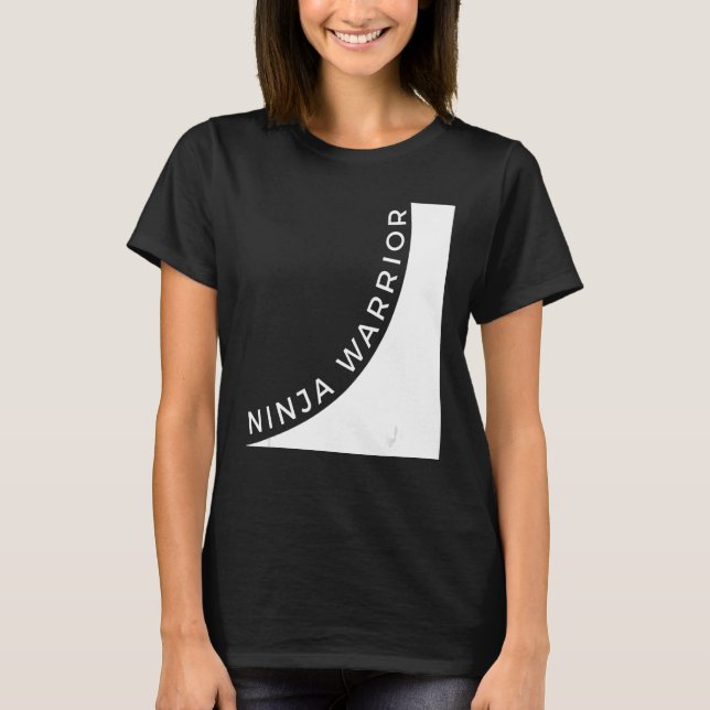 Ninja Warrior Shirt För barn - Warp Wall T (Framsida)