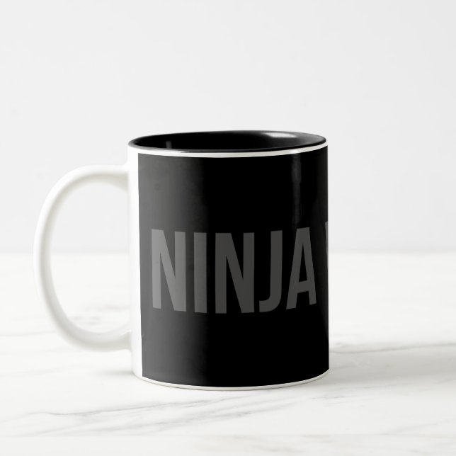 Ninja Weapon Coffee Mug Två-Tonad Mugg (Vänster)