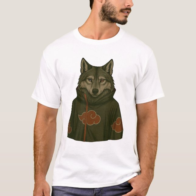 Ninja wolf t shirt (Framsida)