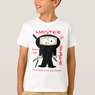 Ninja Zak, rörar inte med det ledar- T Shirt