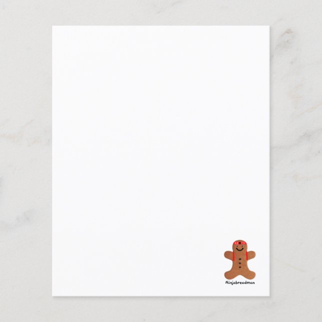 Ninjabredman biscuit (cookie) (Framsida)