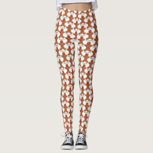 Ninjabredman biscuit (cookie) leggings