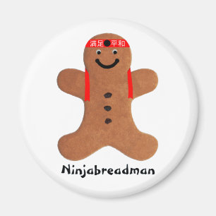 Ninjabredman biscuit (cookie) magnet