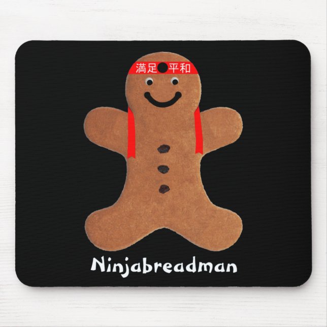 Ninjabredman biscuit (cookie) musmatta (Framsidan)