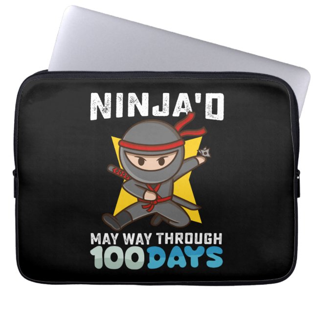Ninjade May-sätt genom 100 dagars skola Laptop Fodral (Framsidan)
