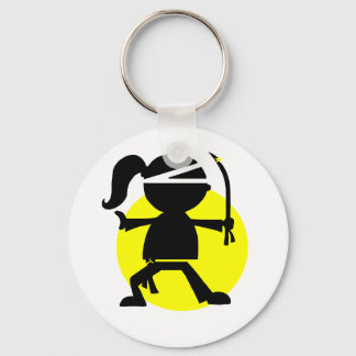 Ninjaflicka Nyckelring