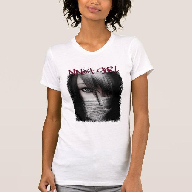 ninjaflickaemo t-shirt (Framsida)