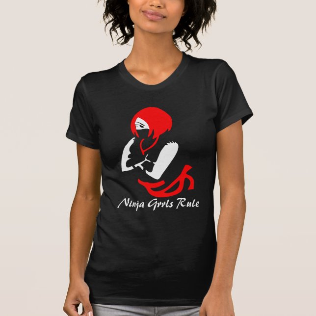 NinjaGrrl T-shirt (Framsida)