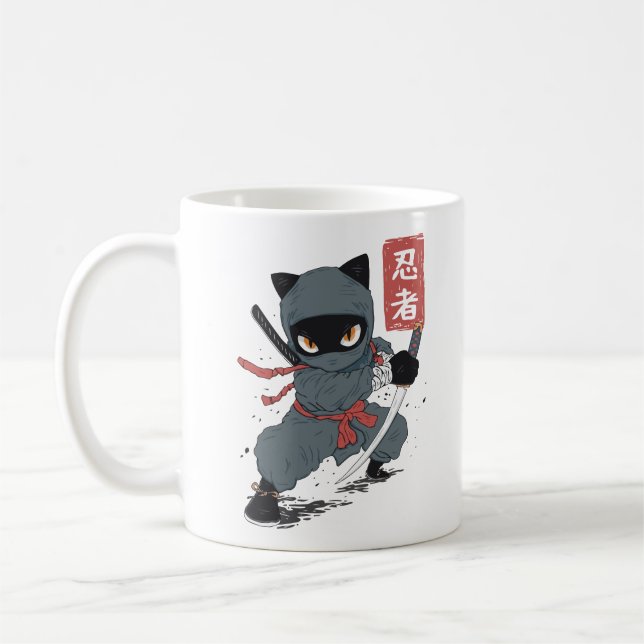Ninjakat Kaffemugg (Vänster)