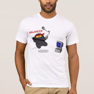 Ninjaneer vs. dödligt fel tee shirt