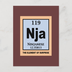 Ninjanese Vykort
