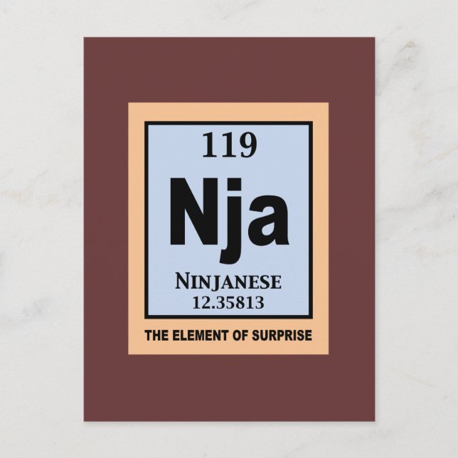 Ninjanese Vykort (Framsida)